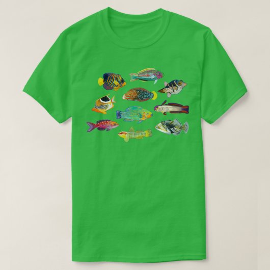熱帯魚の世界 Tシャツ (デザイン正面)