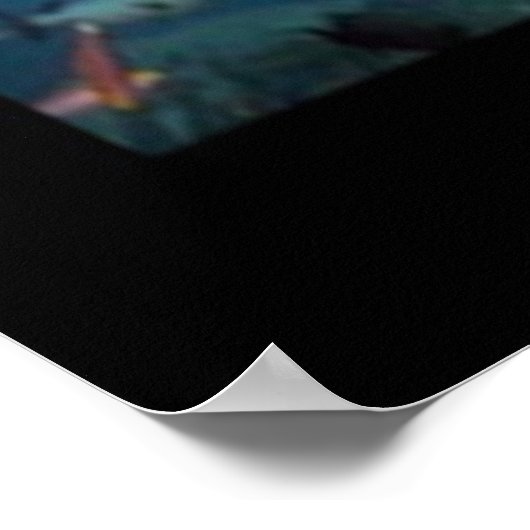 熱帯魚の水中競技生活 ポスター (角)