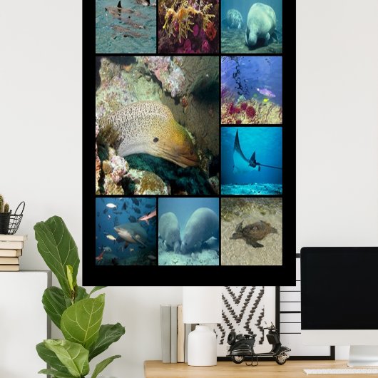 熱帯魚の水中競技生活 ポスター (ホームオフィス)