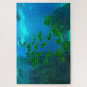 熱帯魚の水族館。ジグソーパズル ジグソーパズル (縦)