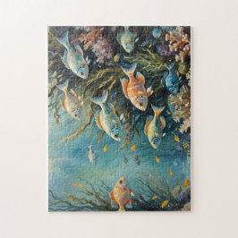 熱帯魚の水色 ジグソーパズル