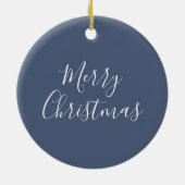 熱帯魚の沿岸クリスマスオーナメント セラミックオーナメント (裏面)