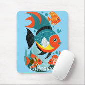 熱帯魚の盛り合わせサンダー_コーブ マウスパッド (マウス)