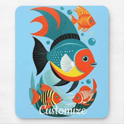 熱帯魚の盛り合わせサンダー_コーブ マウスパッド (正面)