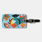 熱帯魚の盛り合わせサンダー_コーブ ラゲッジタグ (正面横)