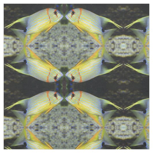 熱帯魚の織物 ファブリック (見本)