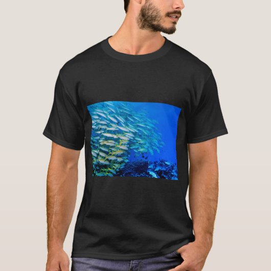 熱帯魚の群れ Tシャツ (正面)