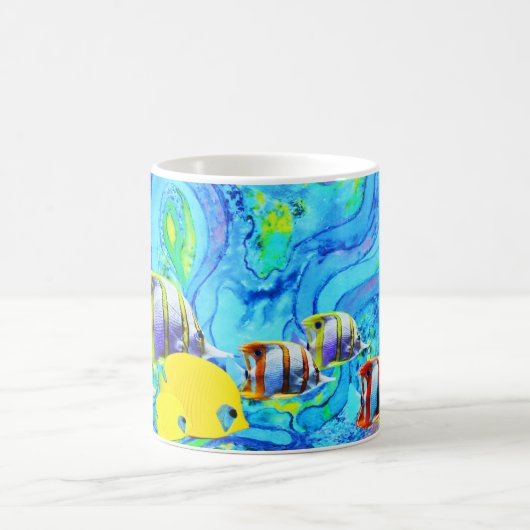 熱帯魚の芸術 コーヒーマグカップ (中央)