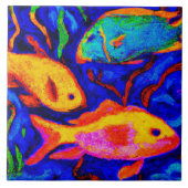 熱帯魚の芸術 タイル (正面)