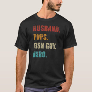 熱帯魚の飼育員ファーザーズデイ夫ポップ魚 Tシャツ