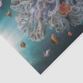 熱帯魚カラフルの珊瑚礁像 薄葉紙 (詳細)