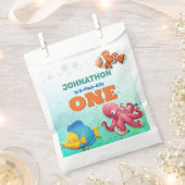 熱帯魚カラフル子供の誕生日 フェイバーバッグ (クリップ留めされた状態)