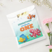 熱帯魚カラフル子供の誕生日 フェイバーバッグ (封をした状態)