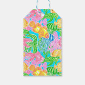 熱帯魚カラフル模様 ギフトタグ (裏面)