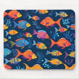 熱帯魚カラフル類 マウスパッド