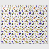 熱帯魚カラフル類 ラッピングペーパー (フラット)