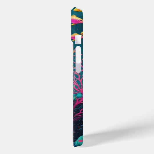 熱帯魚カラフル類 Case-Mate iPhoneケース (裏面 / 左)