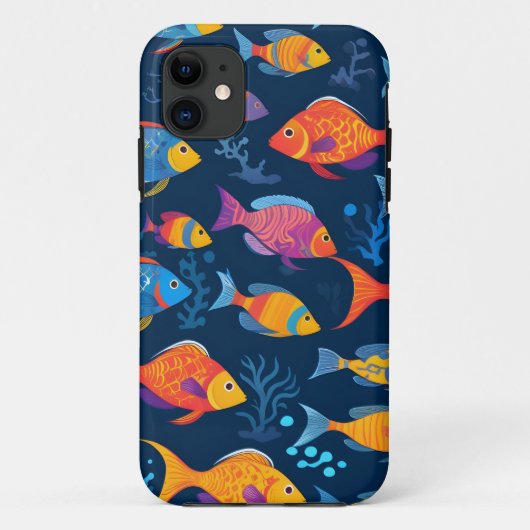 熱帯魚カラフル類 Case-Mate iPhoneケース (裏面)