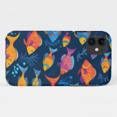 熱帯魚カラフル類 Case-Mate iPhoneケース (裏面(横))