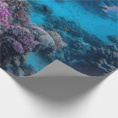 熱帯魚サンゴ海 ラッピングペーパー (角)