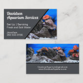 熱帯魚スタイリッシュ水槽 名刺 (正面/裏面)