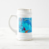 熱帯魚スタインの笑い ビールジョッキ (左)