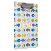 熱帯魚パターンのクリップボード クリップボード (右)