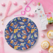 熱帯魚パターン ペーパープレート (パーティー)