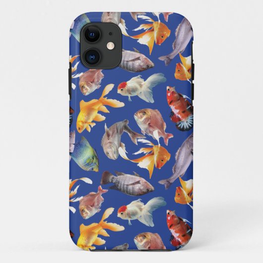 熱帯魚パターン Case-Mate iPhoneケース (裏面)