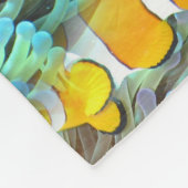 熱帯魚ビーチ海フリースブランケット フリースブランケット (角)