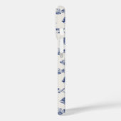 熱帯魚ブルースケッチモノグラムiPhone 16ケース Case-Mate iPhoneケース (裏面 / 左)