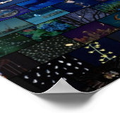 熱帯魚モザイクポスター ポスター (角)