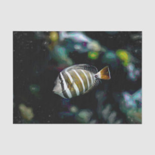 熱帯魚水中水中競技デザイン 薄葉紙