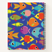 熱帯魚水槽 可愛い子供の ノートブック (裏面)