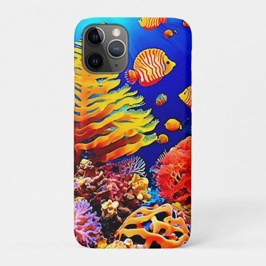 熱帯魚礁の水中生物 Case-Mate iPhoneケース (裏)