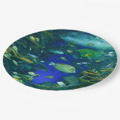 熱帯魚紙プレート ペーパープレート (アングル)