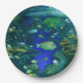 熱帯魚紙プレート ペーパープレート (正面)