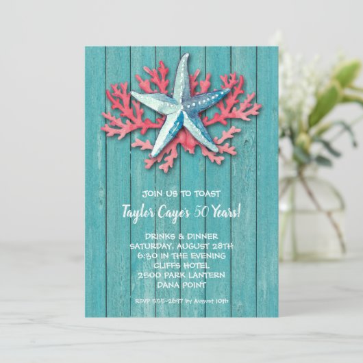 熱帯魚誕生日招待状 (スタンド正面)