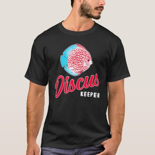 熱帯魚飼育者 ディスカス熱帯魚愛好家 Tシャツ (正面)