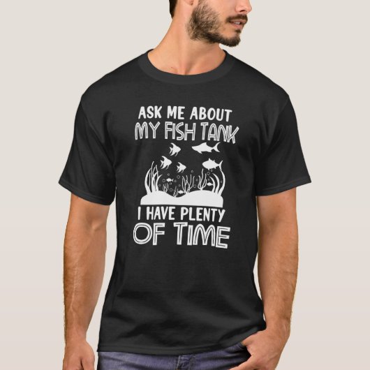 熱帯魚飼育 アクアリウム マリンアクアリウム 魚好き Tシャツ (正面)