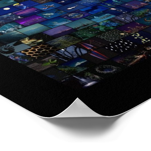 熱帯魚2モザイクポスター ポスター (角)