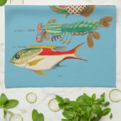 熱帯魚 キッチンタオル (折り畳み)
