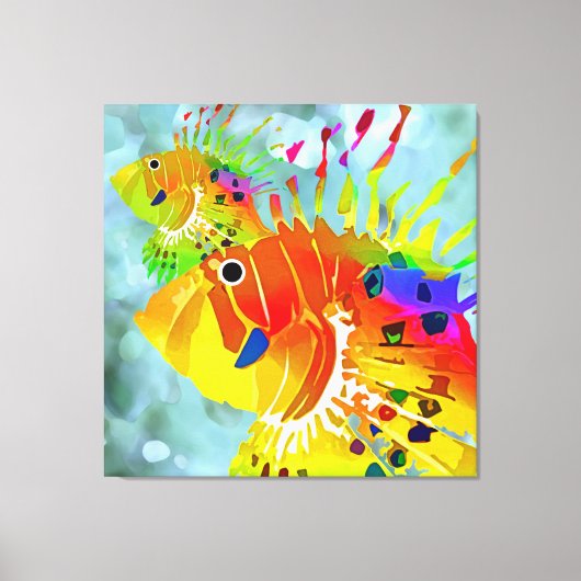 熱帯魚 キャンバスプリント (正面)