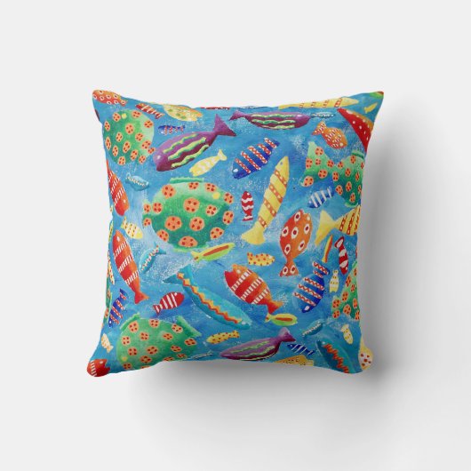 熱帯魚 クッション (裏面)