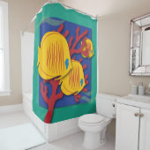 熱帯魚 シャワーカーテン (インサイチュ)