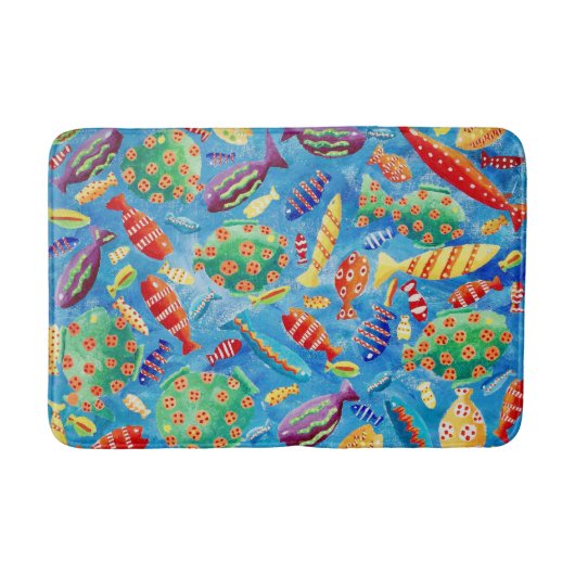 熱帯魚 バスマット (正面)