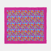 熱帯魚 – フリースブランケット – 中 (正面(横))