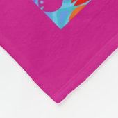 熱帯魚 – フリースブランケット – 中 (角)