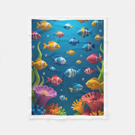 熱帯魚 ブランケット (正面)