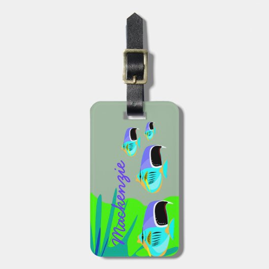 熱帯魚 ラゲッジタグ (正面縦)